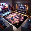 1PC Custom Name Beauty Tools Illustration" Theme Floor Mat Ideal for Living Room, Game Rooms, Office, Bedroom,Floor Mat Playful Design