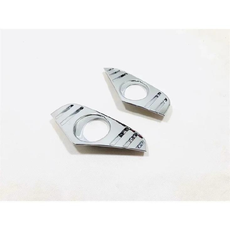 For Toyota RAV4 Car Front Foglight Eyebrow Eyelids Cover Trims Fog Light Lamp Protector Decoration Sticker