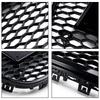 RS6 Style Honeycomb Front Bumper Grille Grill Fit A6 C7 S6 2012-2015