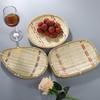 Japanese Style Rice Husk Woven Square Tray Basket