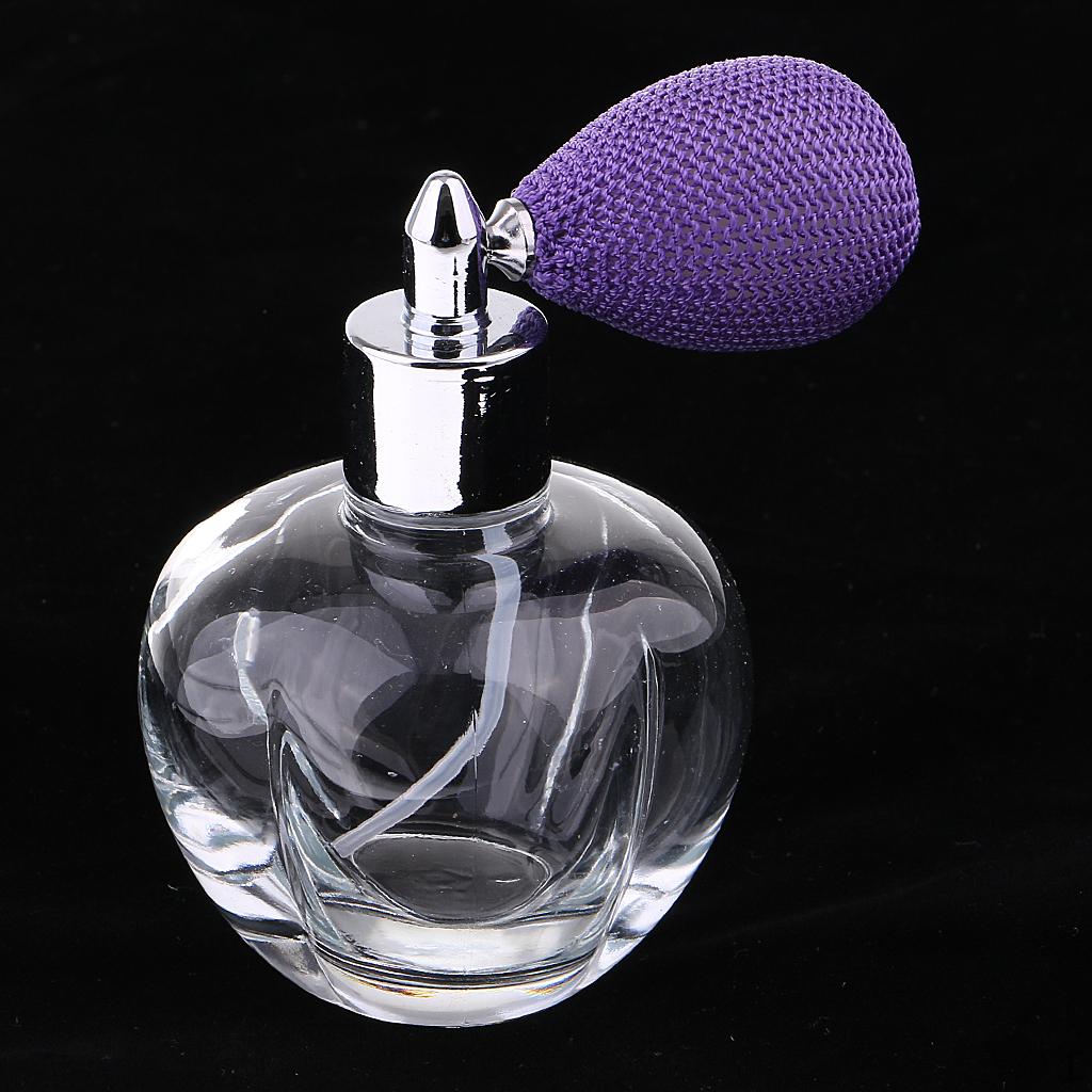 Spray Bottle Empty Perfume Bottles Crystal Glass Refillable 100ml
