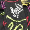 Fendi FZY463 AH3E 21AW Logo Multicolore ARTIST ALLOVER Crew Neck Top Sweater