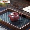 150ml Exquisite Yixing Purple Clay Teapots Handmade Big Caliber Cannon Spout Pot Raw Ore Mud Kettle Zisha Tea Set Tableware Gift
