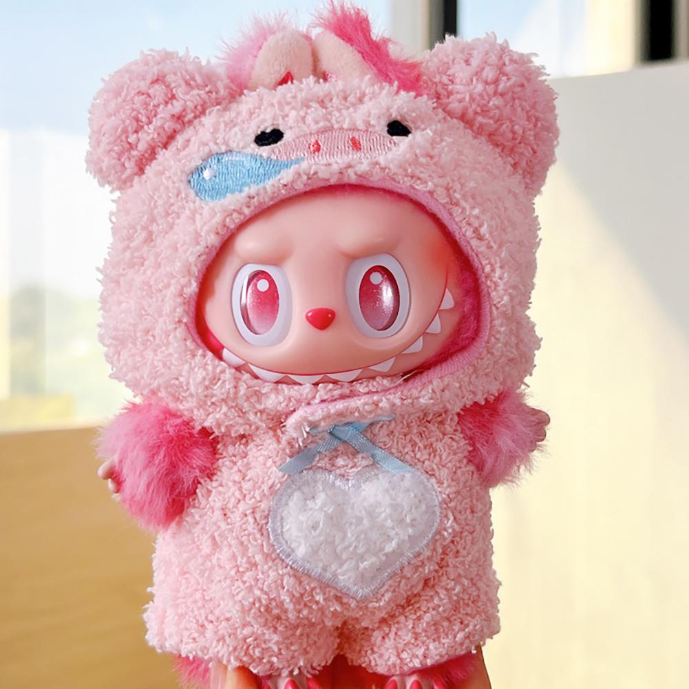 

Для 17см Ляльки Лабубу Одяг Модний Одяг Комбінезони Одяг для Ляльки Кольоровий Одяг Аксесуари для Ляльок Мила Прикраса Маленький Одяг 01