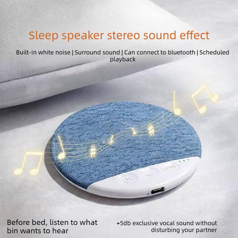 Mini Bluetooth Schlaflautsprecher Naturgeräusche Weißrauschen Soundbar Kabelloser MP3-Musikplayer Ultradünn Zeitgesteuerte Abschaltung Audio Pla
