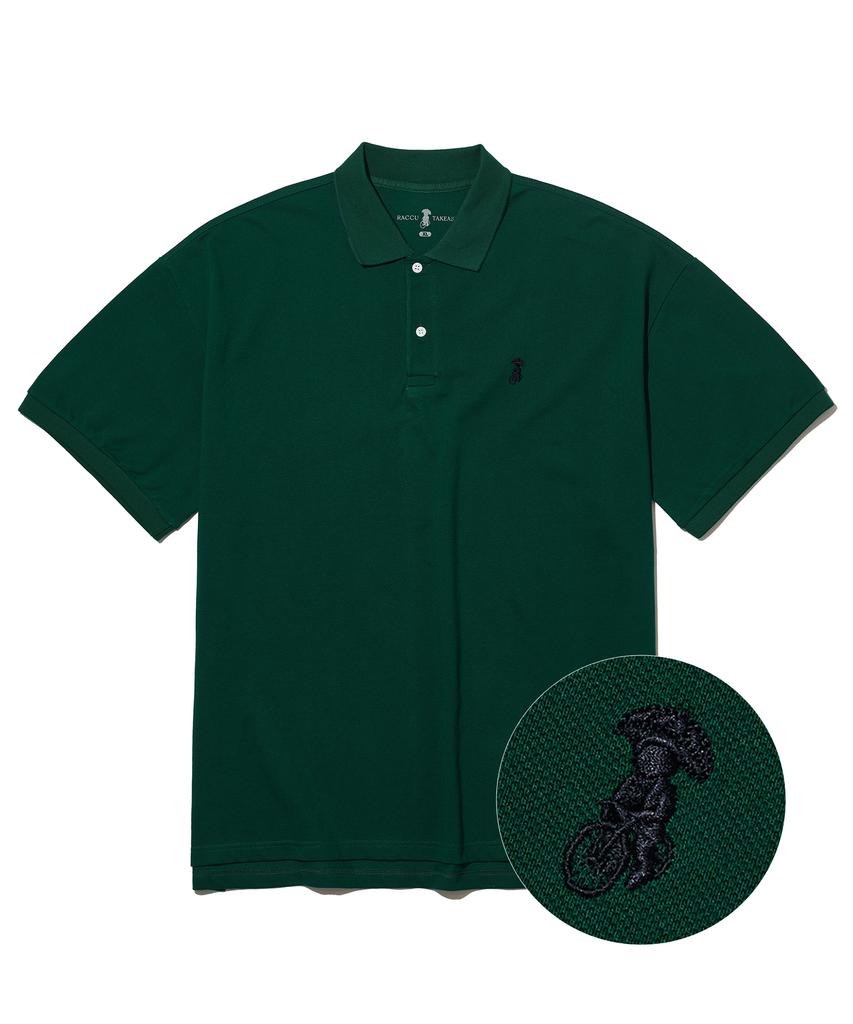 TAKEASY Giant Fit Polo Shirt (Green)