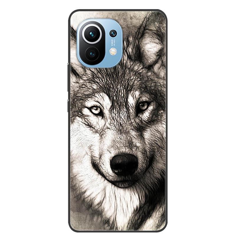 For Xiaomi 11 Lite 5G NE Case Protective Silicone TPU Phone Cases for Xiaomi Mi 11 Lite 5G Shockproof Covers 11Lite Soft Fundas