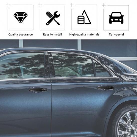 8pcs Gloss Black Door handle covers fits For 2011+ Chrysler 300C Journey 2 SMK