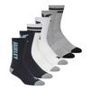 Hurley Mens Crew Socks (Pack of 6)