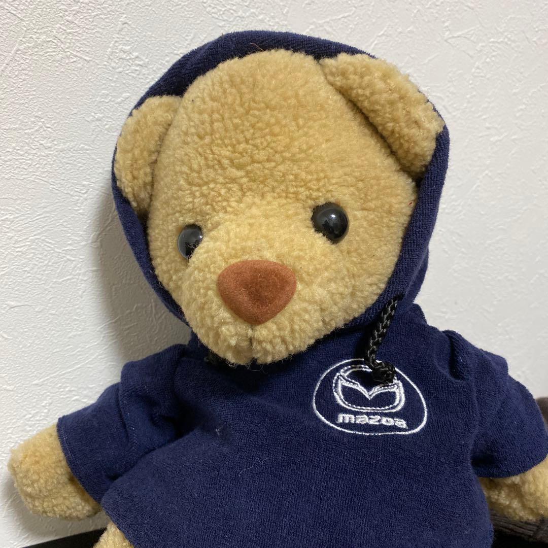

[USED] Extremely rare! Kobe Mazda teddy bear plush backpack retro m1