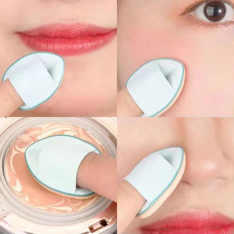 Mini Size Finger Puff Set Makeup Sponge Face Concealer Foundation Detail Puff Professional Cosmetic Cushion Puff Makeup Tool