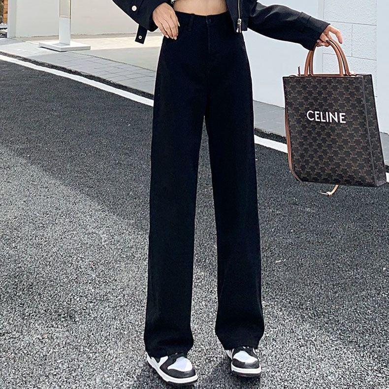 

2026 Spring/Autumn Relaxed Wide-Leg Jeans 2XL (125-140 jin)