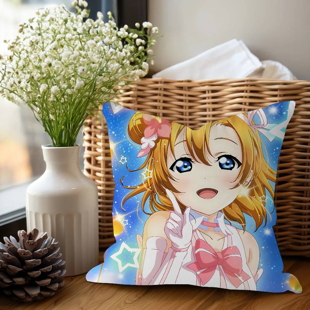 Anime Love Live Kousaka Honoka Pillowcases Home Bedding Decorative Pillow Cover Wedding Super Soft Pillow Case