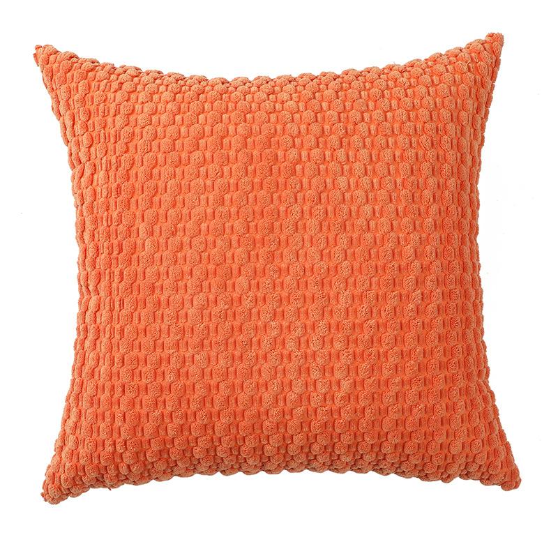 New Modern and Simple Corduroy Three-dimensional Bubble Pillow Pillow Case Fashionable Solid Color Cushion Pillow Case