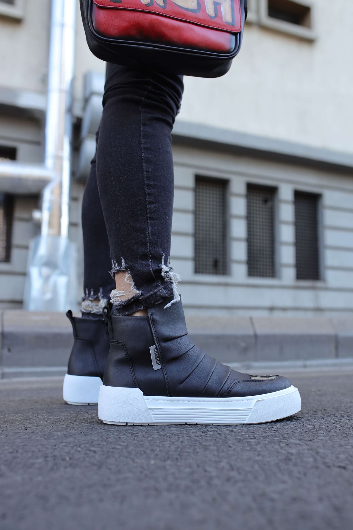 

CHEKİCH New Collection CH113 Swat Men Boot White Black Brown Tan 43