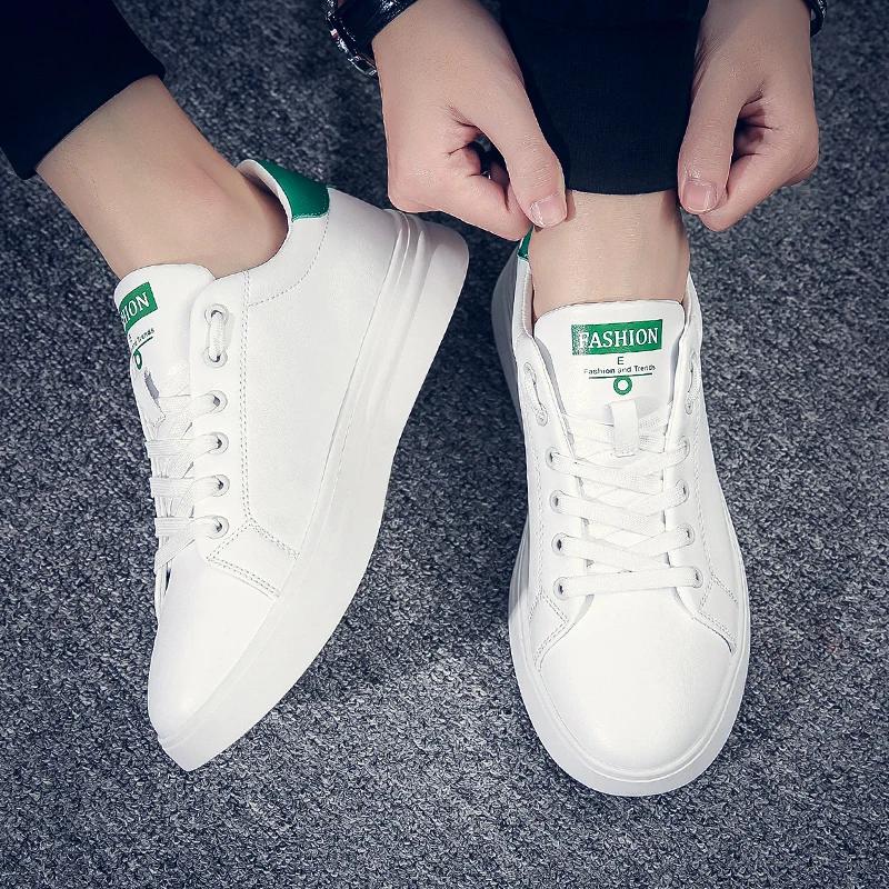 New Men's Casual Sports Shoes Light Comfortable White Shoes Men's Flat Casual Driving Shoes Tennis Zapatillas De Hombre