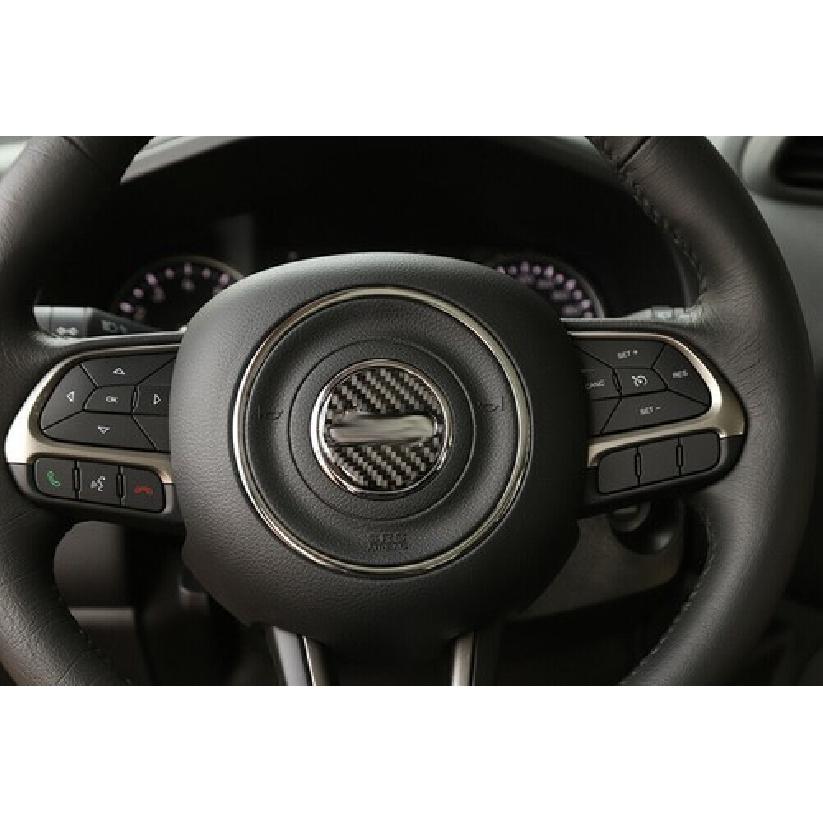 Steering Wheel Center Cover Trim Sticker For Jeep Wrangler JK 11-17/Compass 11+