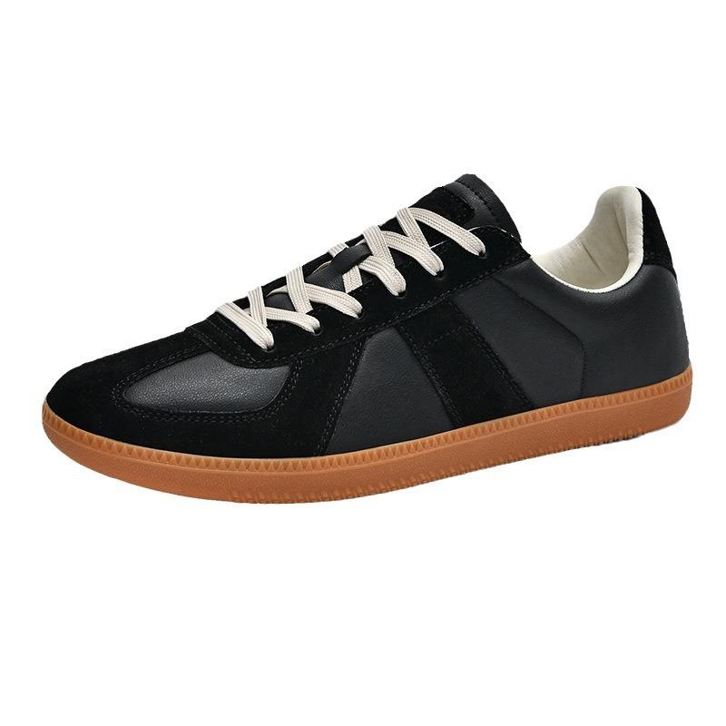 Dexun shoes 2024 autumn new trendy retro casual shoes platform sports white shoes casual board shoes men's shoes