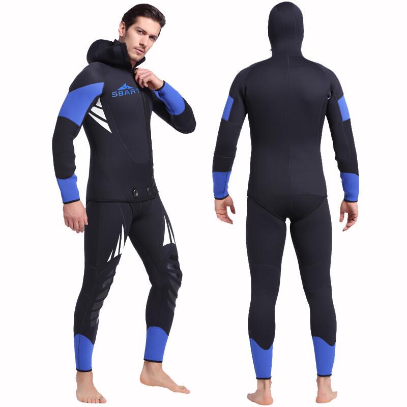 

SBART Men s 5mm Hooded Full Wetsuit 1045 M