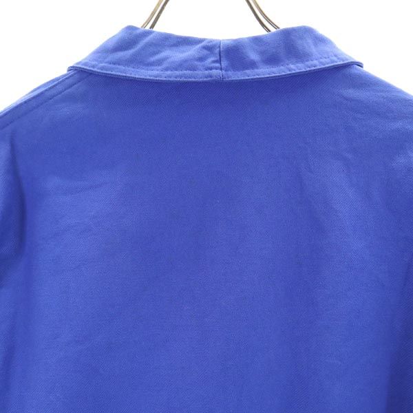 EURO WORK 60s Vintage Evian Long sleeve Jacket blue Emblem embroidery Men's Used