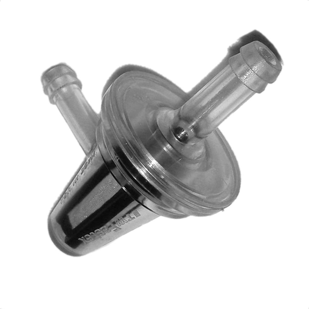 Bunggou 6pcs Universal Motorcycle Right Angle Inline Fuel Filter for 1/4" 6mm Hose Line