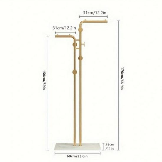 Nordic Luxury Multifunctional Coat Rack & Clothes Drying Stand