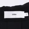 CODA Wool x Cotton Back Open Tailored Jacket 1 blackUsed