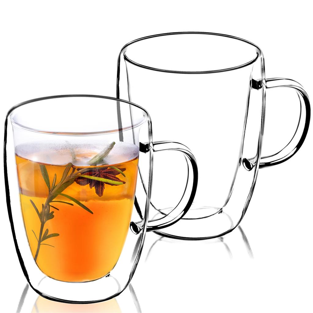KADAX Szklanki Termiczne Z Podwójną Ścianką 270 ml 
