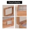 3/6grids Watch Storage Box Transparent Lid Wooden Watch Box Watch Storage Case  Birthday Gifts