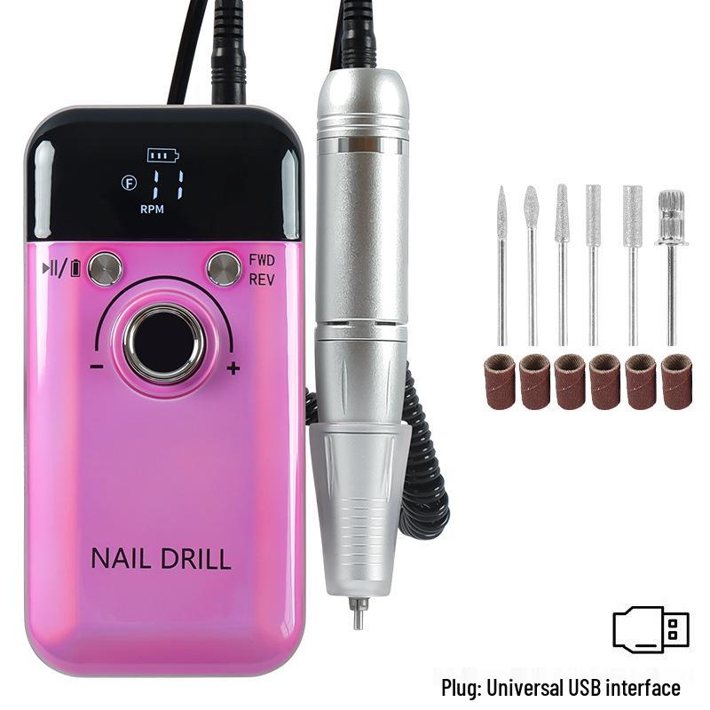 Rechargeable 30,000 RPM Professional Nail Drill for Gel Polish Removal
