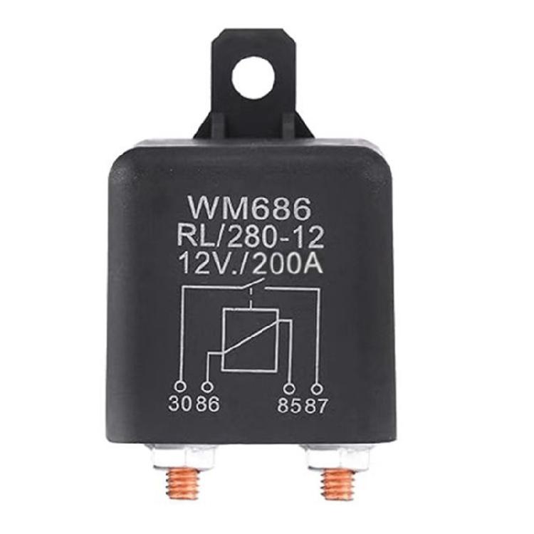 Intelligent Home Compatible 24 Volt Auto Relays 200 Amp Power Relays Easy to Use Designs for Extreme Temperature Conditions
