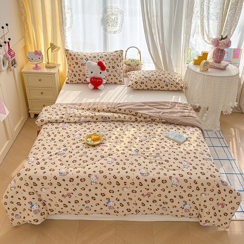 Class A Mother & Baby Summer Cool Quilts - Machine Washable, Crinkled Gauze, Thin Air Conditioning Comforter, Gift-Ready 110x150cm Quilt