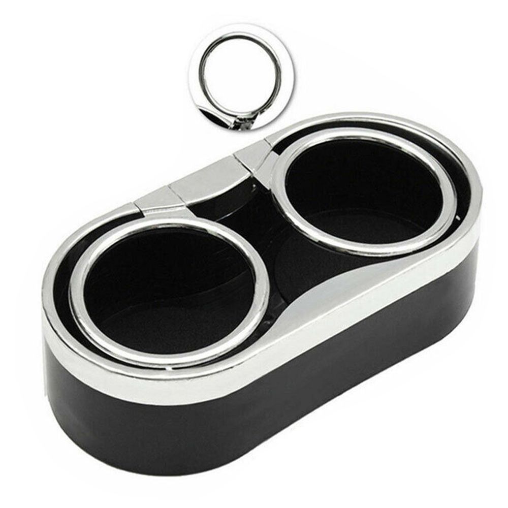 

Dual-Hole Travel Beverage Drinks Stand Car Van Storage Holder Drinking Bottle Holder Can Cup Mount