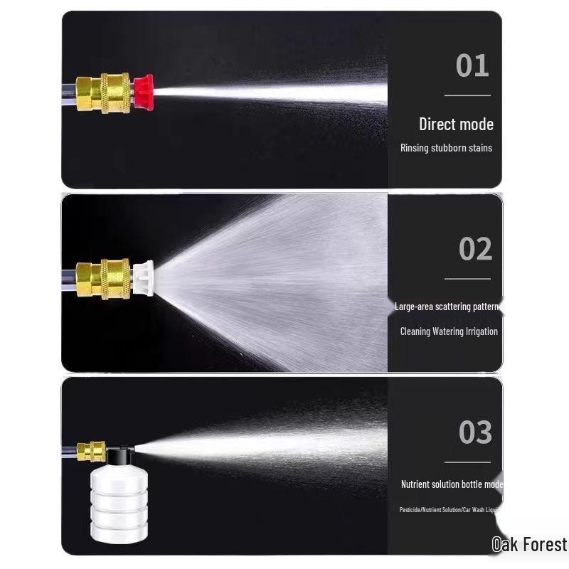 Cordless High-Pressure Portable Car Washer - Lithium Battery Powered Cleaning Tool