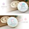 Sanrio Characters Little Twin Stars Baby Tooth Case with Big Ribbon, SANRIO LittleTwinStars ARASE Character Paulownia Wood Round Baby Tooth Case
