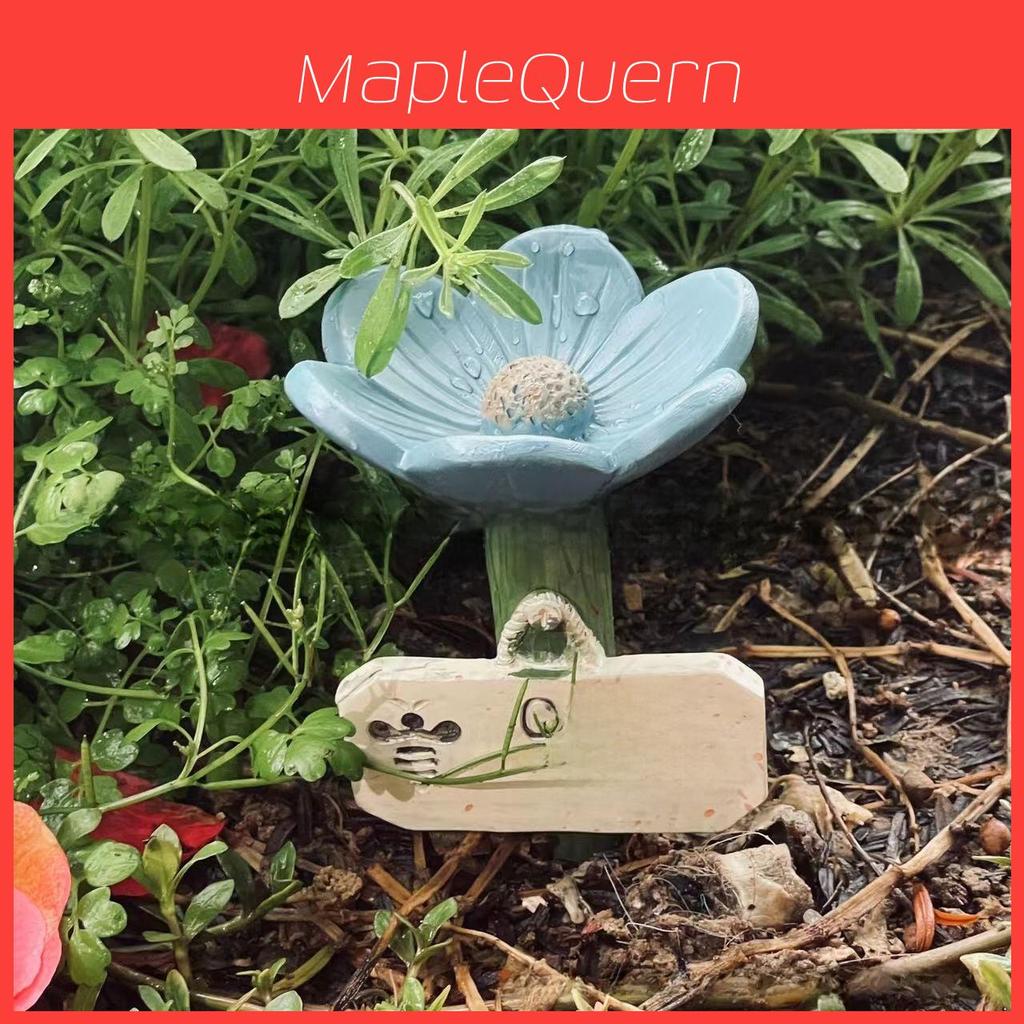 Insect Drink Dispenser Resin Flower Shape Garden Decor For Gifts And Home Decor