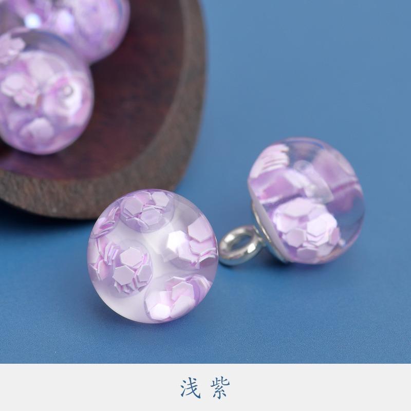 10pcs Transparent Frog Clasps with Jade Beads Handmade Chinese Knot Buttons for Cheongsam, Hanfu Costume