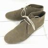 Agnes B Homme Suede Leather Chukka Boots 25.5 Brown