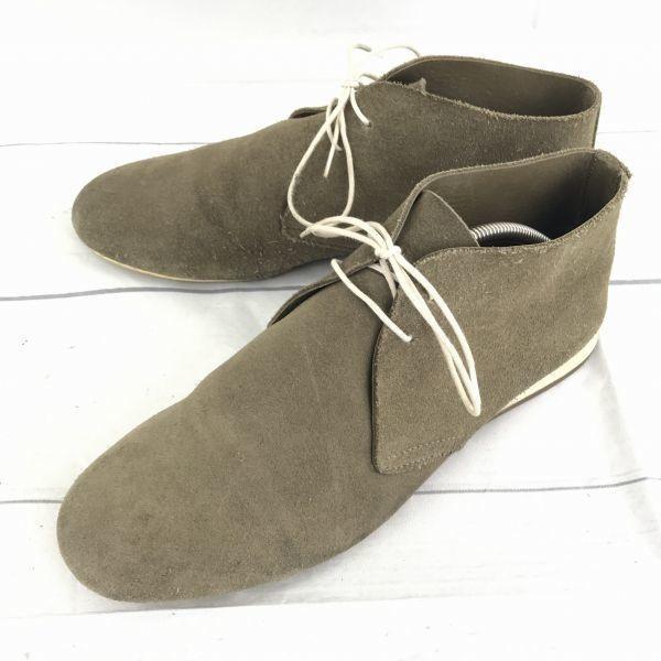 

agnes b Homme Suede Leather Chukka Boots 25.5 Brown