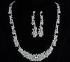 Alloy Bridal Necklace & Earrings Set - Cross-Border Bridal Accessory