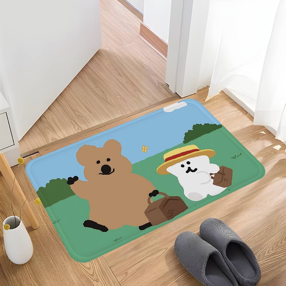 

Cartoon D-Dinotaeng Hallway Carpet Washable Non-Slip Living Room Sofa Chairs Area Mat Kitchen Doormat Area Rug 40x60cm