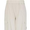 Emporio Armani Ea7 Fw24 Loose Fit Cargo Pants Women Pants Off-White 6DTP20-TNFTZ-1120