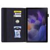 Samsung Tab A11 Plus 11-inch Leather Case with Card Slot and Stand, Frosted Patchwork Design
