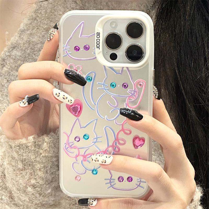 Zhitai Frosted Laser Case for iPhone 14/15 Pro Max & Huawei Mate 60 with Bracelet