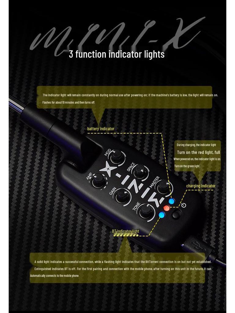 Guitar Effects Pedal: Headphone Amp, Reverb, Delay, Tremolo, Chorus, Phaser, Tone Simulation