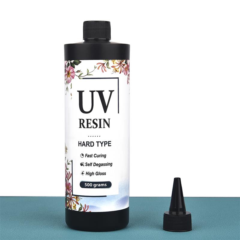 UV Resin Glue Quick-Drying Clear Hard Epoxy Resin Glue For Jewelry Making Bonding Glass, Metal, Wood DIY Craft Decor