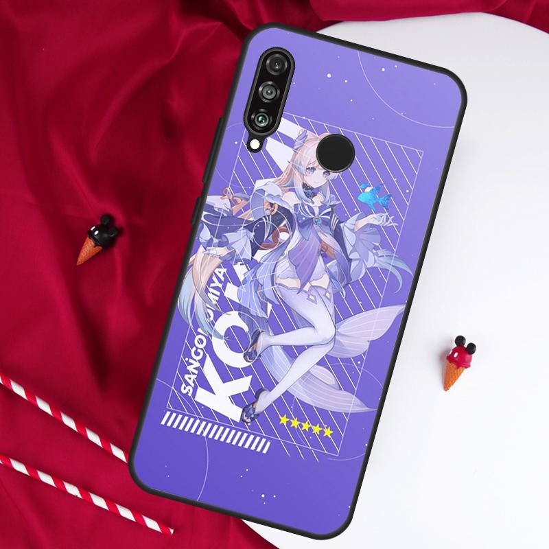 Genshin Impact Sangonomiya Kokomi For Huawei Nova 5T 12s 12i 11i Y90 Y70 Y60 Y61 Y91 Y72 9 10 SE P20 P40 Lite P60 P30 Pro Case