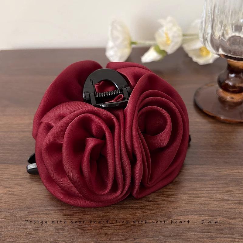 Flower HairpinRose Hairpin Back of The Head Shark Hairpin Hair Clip Headwear Hair Accessory