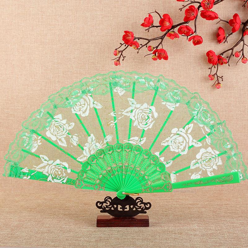 Wedding Hand Fan Lace Dancing Fan for Woman Decorative Handheld Fan for Women Party Clothing Accessories