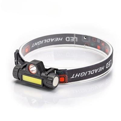 Stirnlampe, wiederaufladbar, USB-Lade-LED, ultrastarker, kopfmontierter Suchscheinwerfer, Akku, Camping, Jagd, Angeln, Wandern